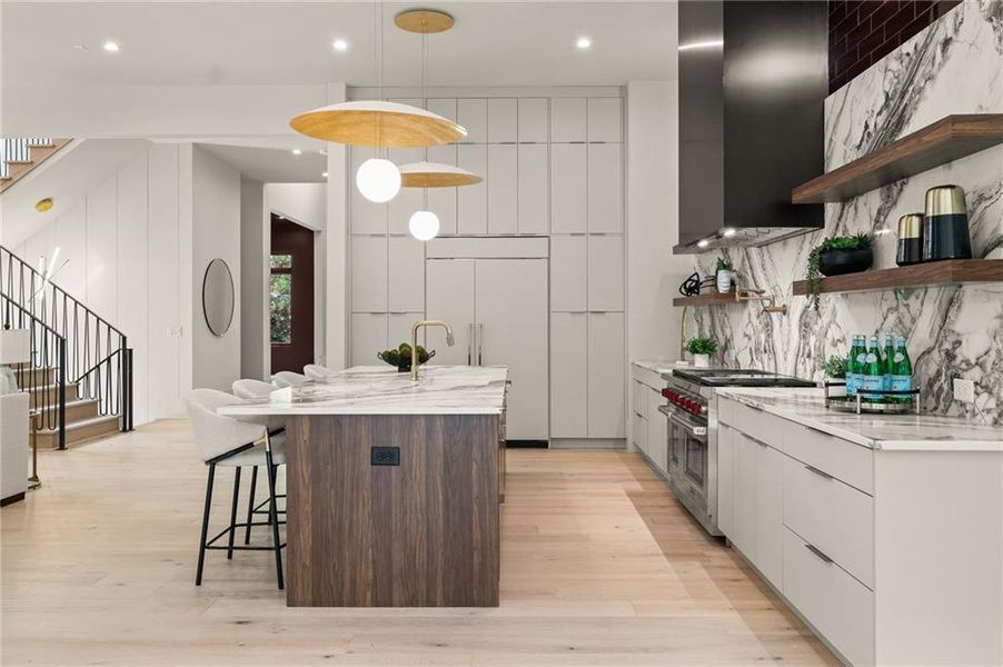 Furnished interior view inside a new home in , Atlanta (Image 14).