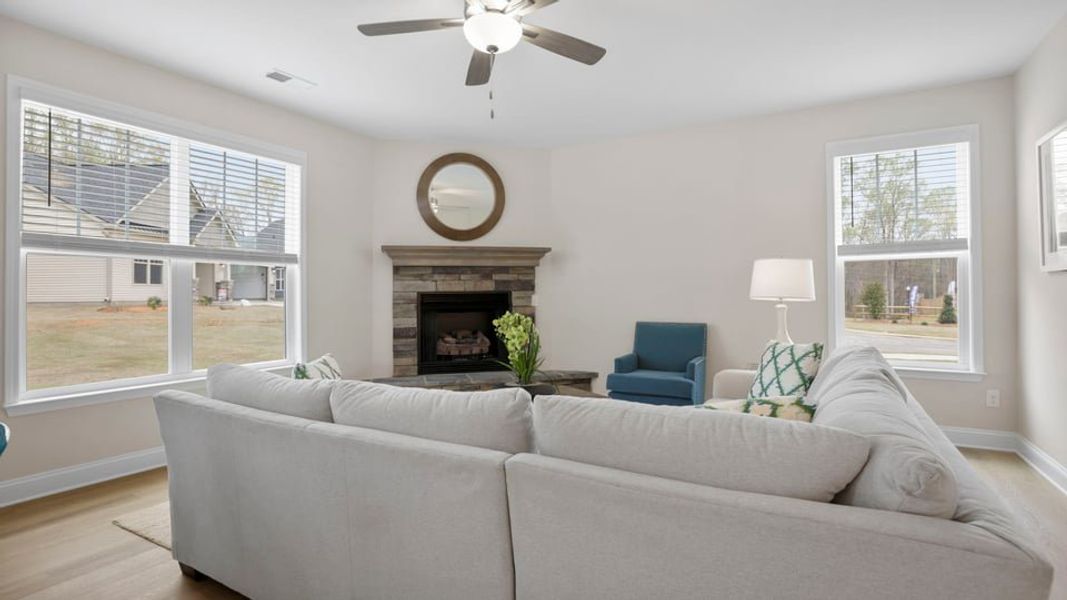 Furnished interior view inside a new home in Edgewood Estates, Greenville (Image 11).