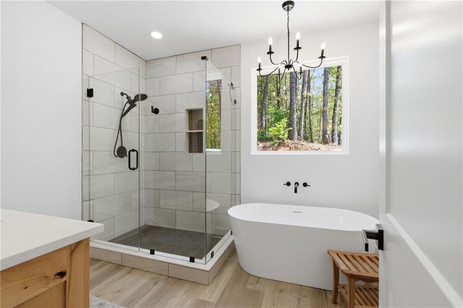 Furnished interior view inside a new home in , Demorest (Image 11).