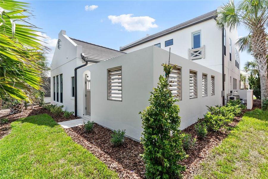 Exterior details and patio area of a home in , Palm Coast (Image 36).