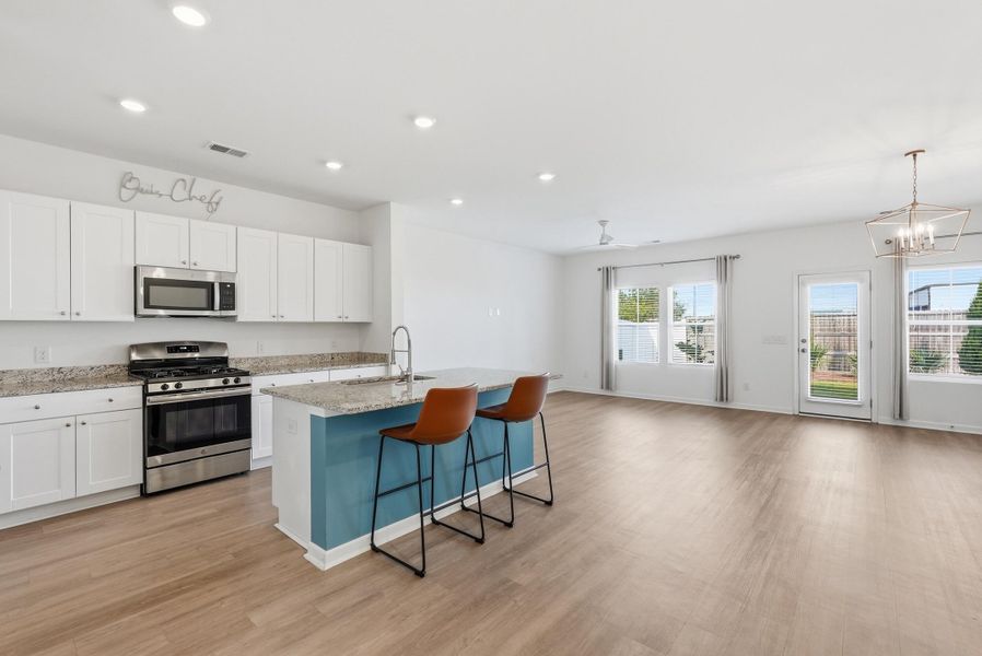 Furnished interior view inside a new home in , North Charleston (Image 9).