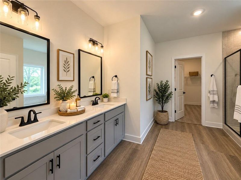 Furnished interior view inside a new home in Tuscany Hills, Douglasville (Image 6).