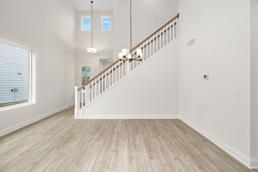 Representative unfurnished interior of a home built from the Palmetto by Riverside Homes in Mariposa at EverRange 40' Series, Jacksonville (Image 101).