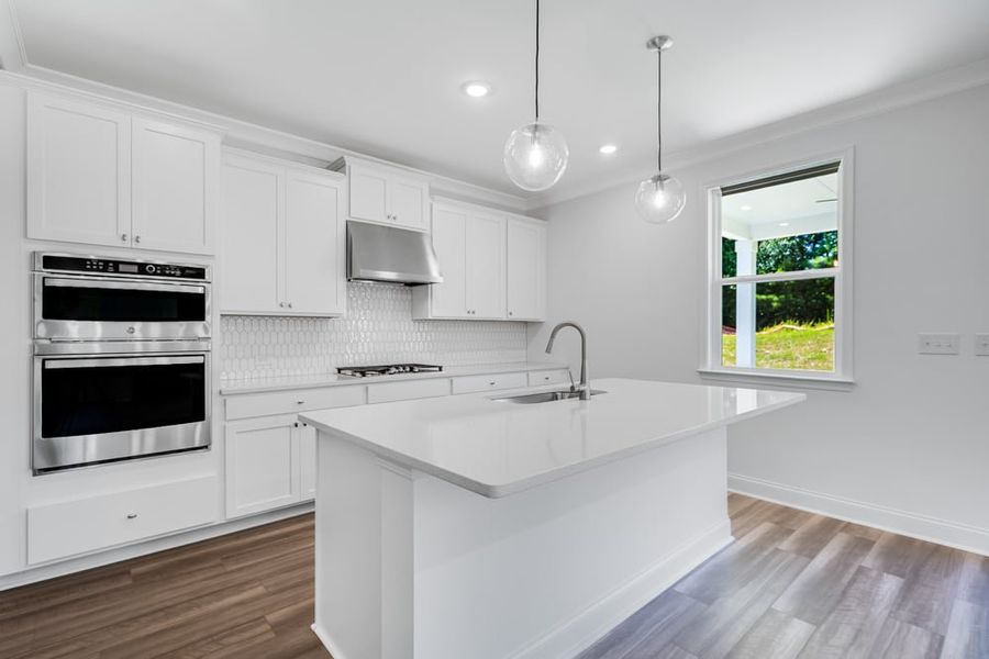 Representative furnished interior of a home built from the Ingram by Taylor Morrison in Bailey Fence, Dacula (Image 5).