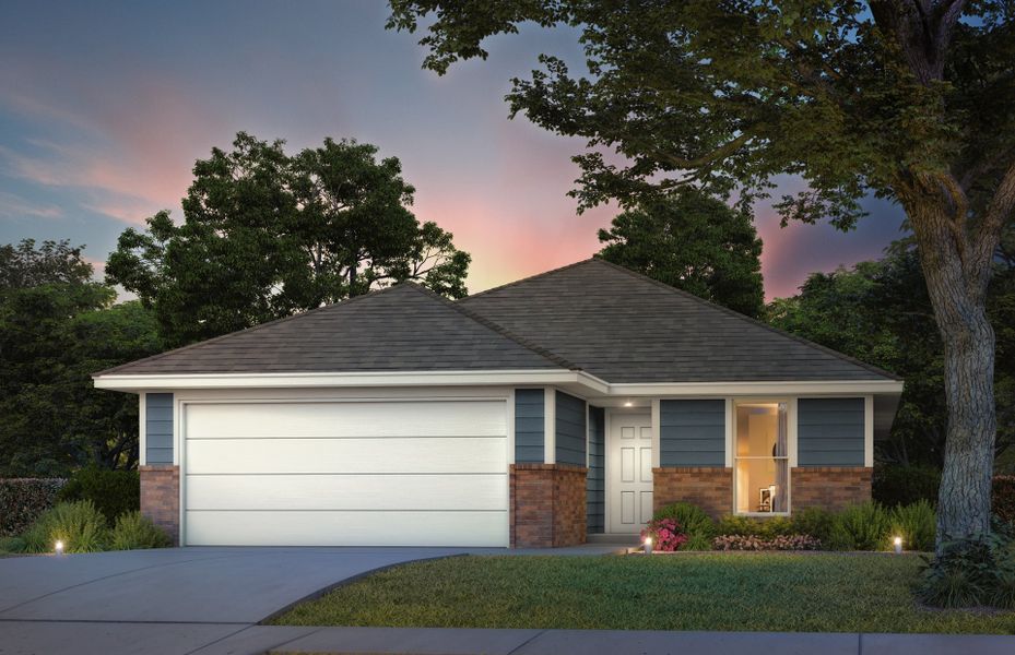 Front exterior of a home in the Hill & Dale Ranch community, located in Splendora, TX (Image 17).