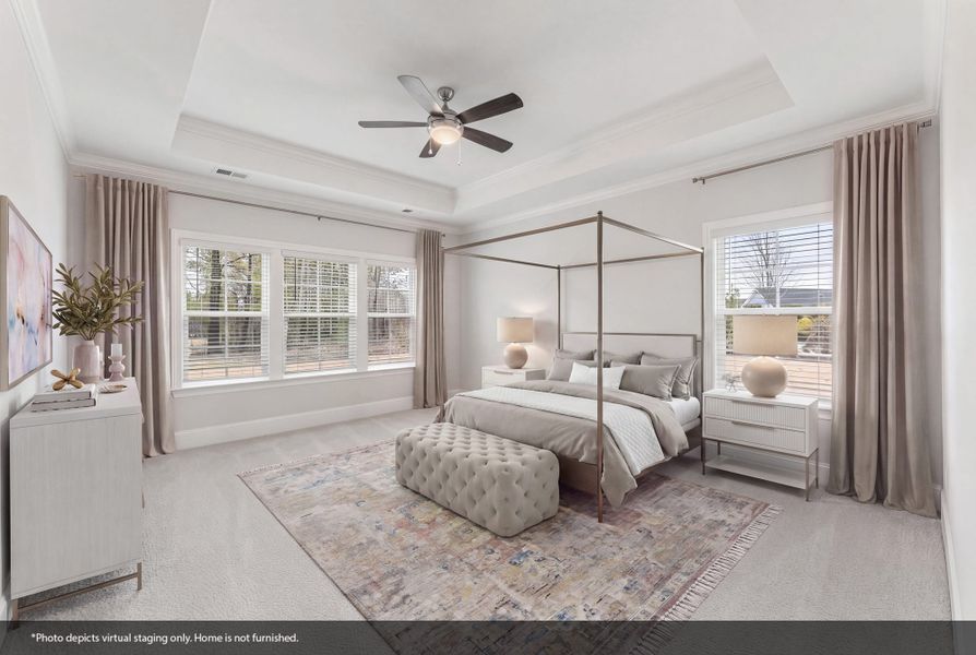 Furnished interior view inside a new home in Taylor Oaks, Greenville (Image 10).