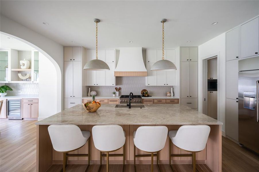 Furnished interior view inside a new home in , Dallas (Image 5).