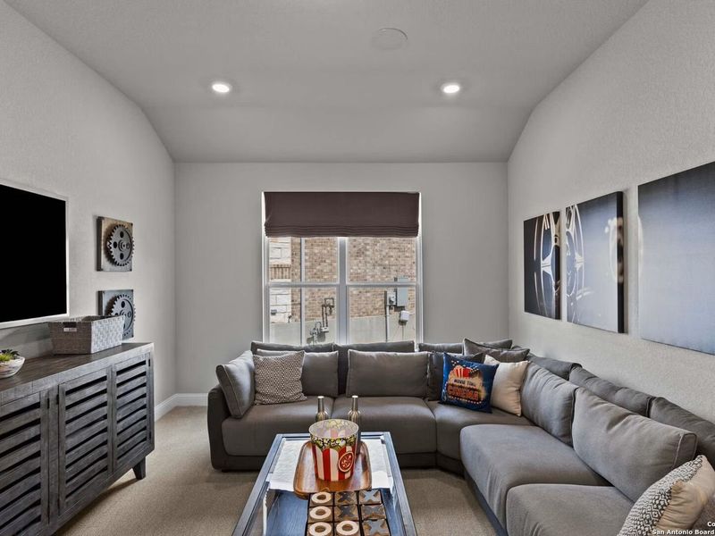 Furnished interior view inside a new home in The Reserve at Potranco Oaks, Castroville (Image 17).