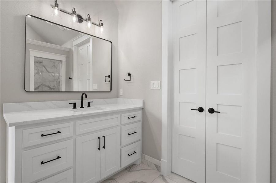 Furnished interior view inside a new home in , Midlothian (Image 15).