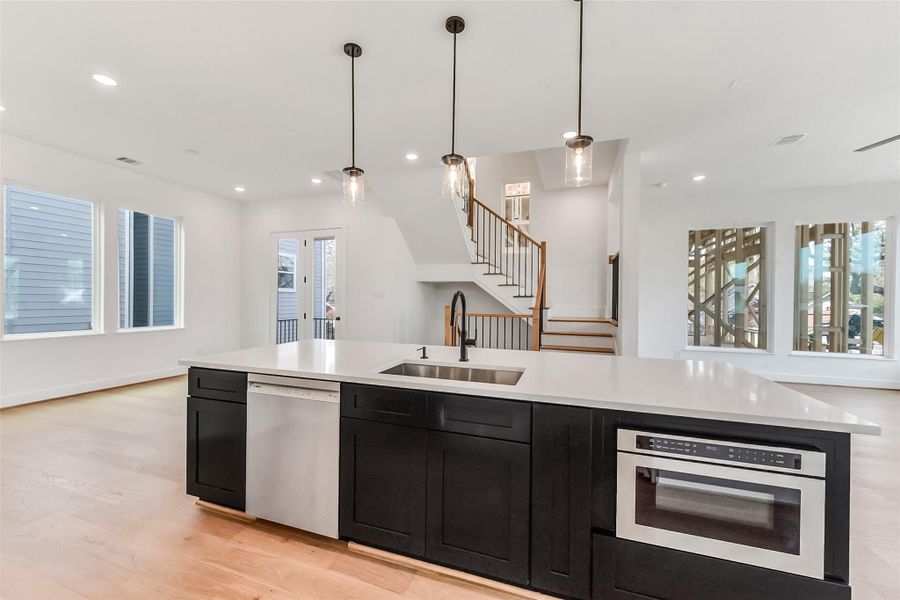 Furnished interior view inside a new home in , Houston (Image 10).