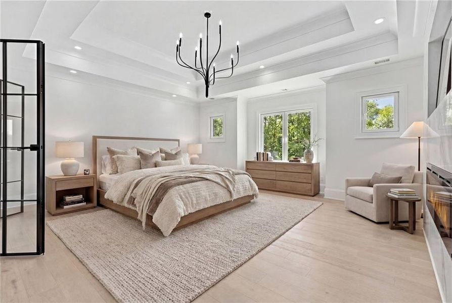 Furnished interior view inside a new home in , Dacula (Image 9).