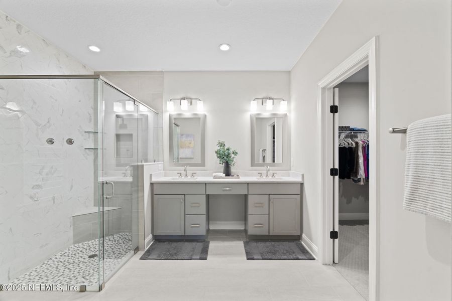 Furnished interior view inside a new home in , St. Augustine (Image 72).