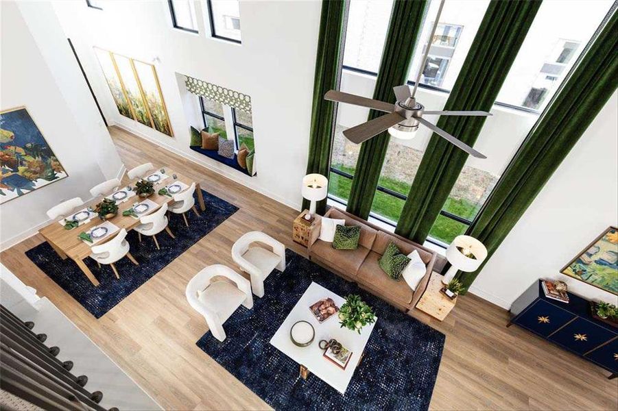 Furnished interior view inside a new home in Mantua Point: 40ft. lots, Van Alstyne (Image 16). Furnished interior view inside a new home in Mantua Point: 40ft. lots, Van Alstyne (Image 16).