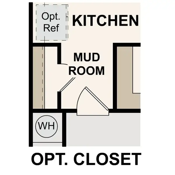 2D floor plan layout for the Marigold by Century Communities in Cloverdale, Houston, TX (Image 5).