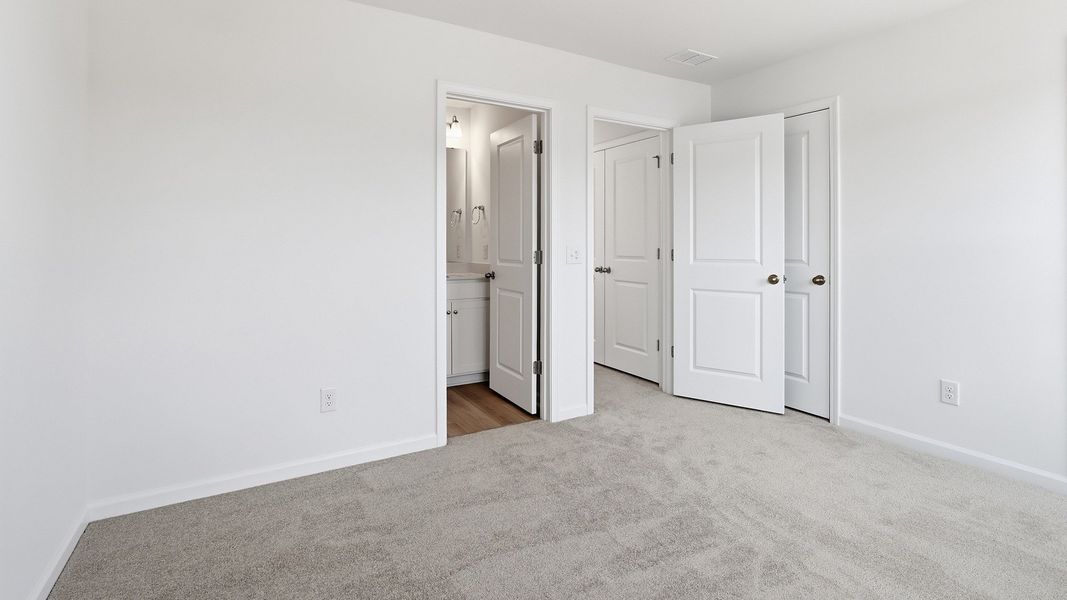 Furnished interior view inside a new home in Clear Springs Townhomes, North Charleston (Image 22). Furnished interior view inside a new home in Clear Springs Townhomes, North Charleston (Image 22).