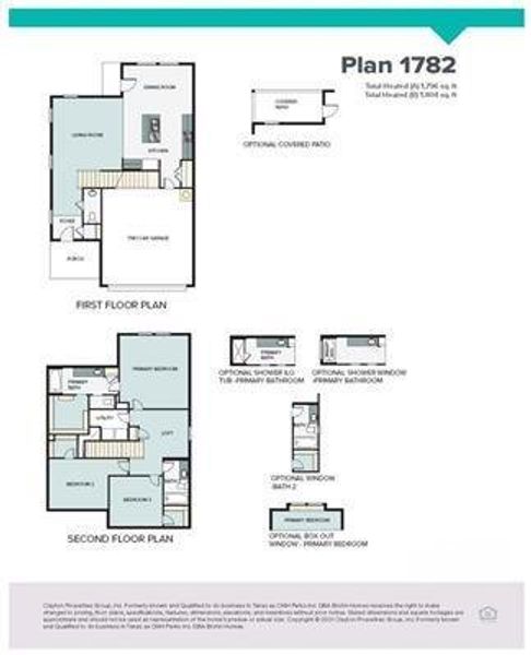 Harvest Ridge 1782 Floor Plan