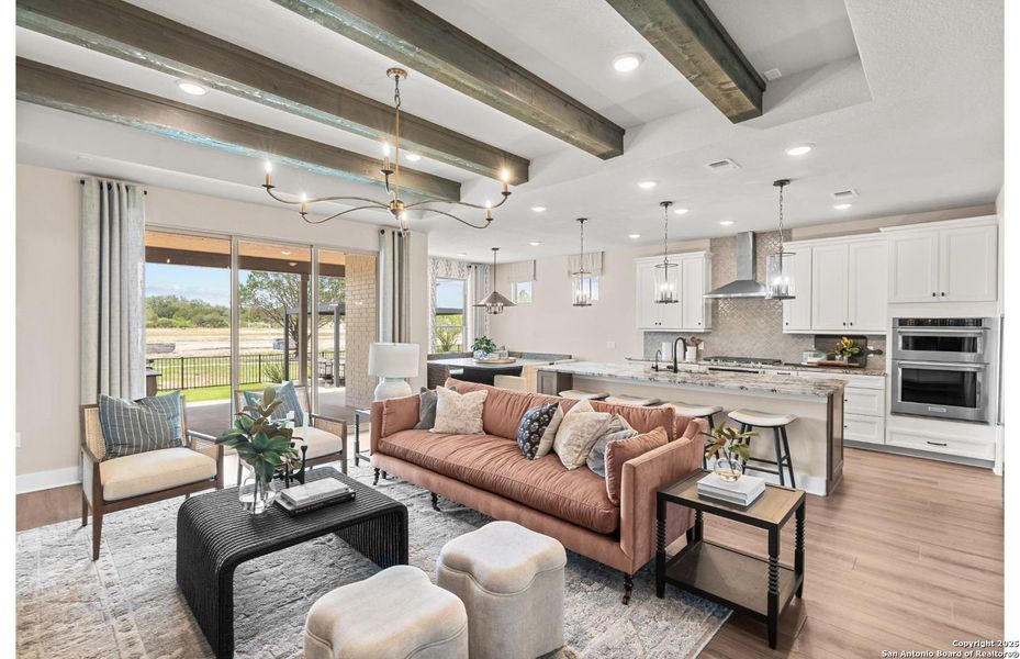Furnished interior view inside a new home in Del Webb New Braunfels at Veramendi, New Braunfels (Image 30).