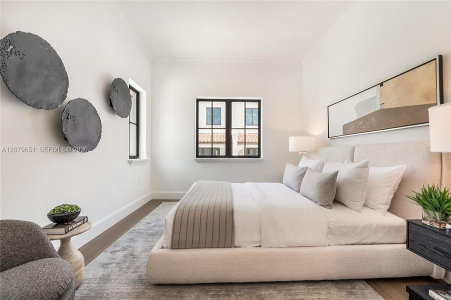 Furnished interior view inside a new home in , Coral Gables (Image 32).