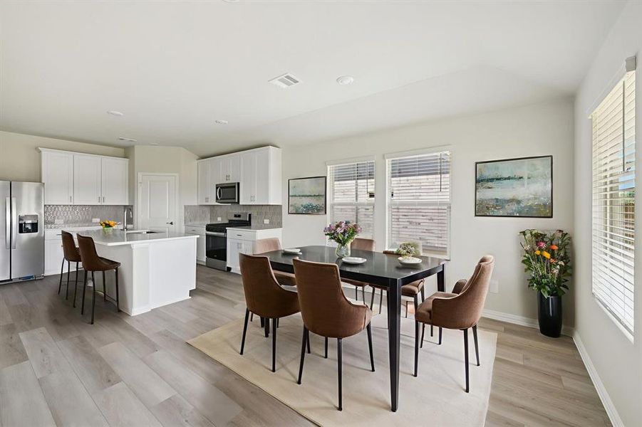 Photo is not of the actual home, but is an inspirational photo of builder’s model home and may depict options, furnishings, and/or decorator features that are not included.