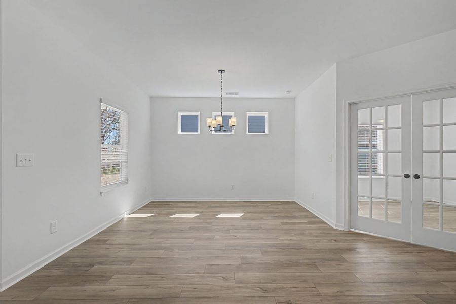 Spacious, unfurnished interior of a new home in The Oaks, Clarksville (Image 16). Spacious, unfurnished interior of a new home in The Oaks, Clarksville (Image 16).