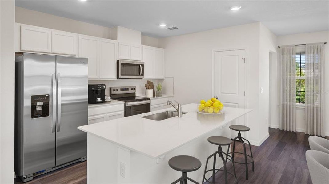 Furnished interior view inside a new home in Waterleigh, Winter Garden (Image 3). Furnished interior view inside a new home in Waterleigh, Winter Garden (Image 3).