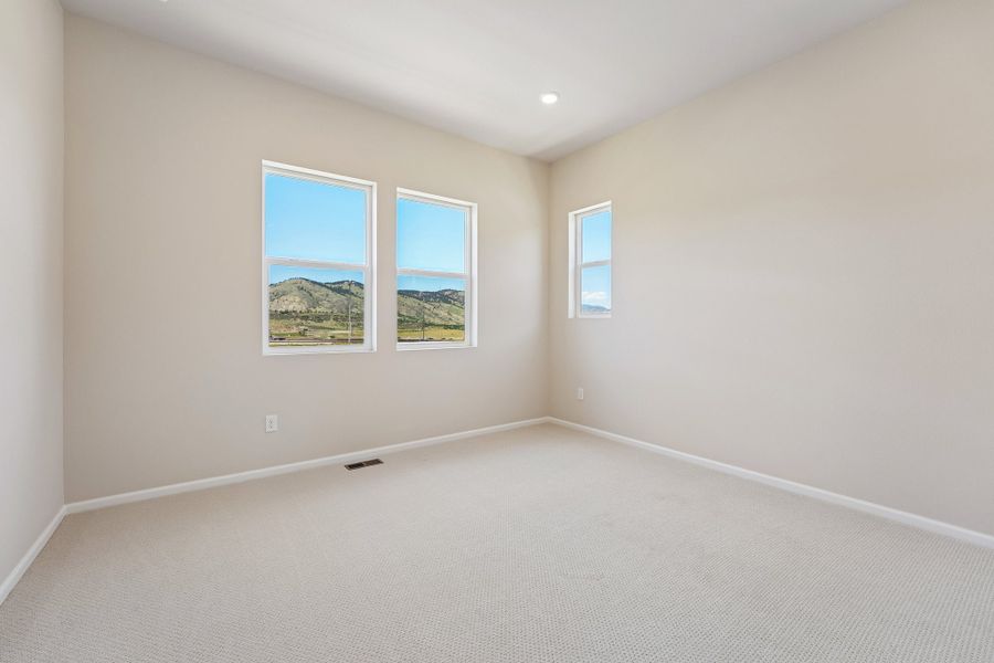 Spacious, unfurnished interior of a new home in The Manors Collection at Golden Overlook, Lakewood (Image 13). Spacious, unfurnished interior of a new home in The Manors Collection at Golden Overlook, Lakewood (Image 13).