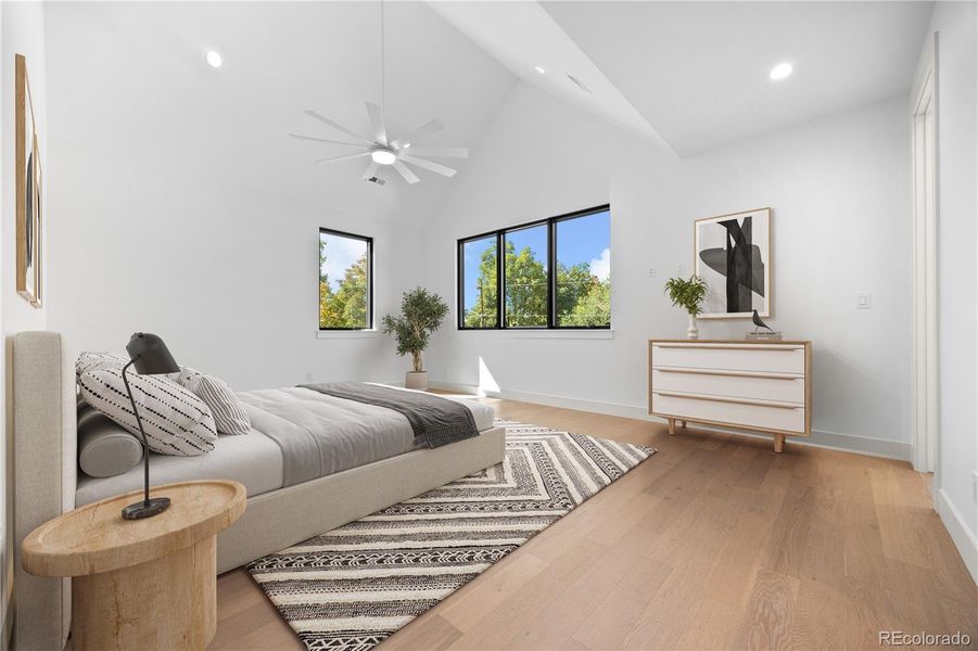 Furnished interior view inside a new home in , Denver (Image 12).