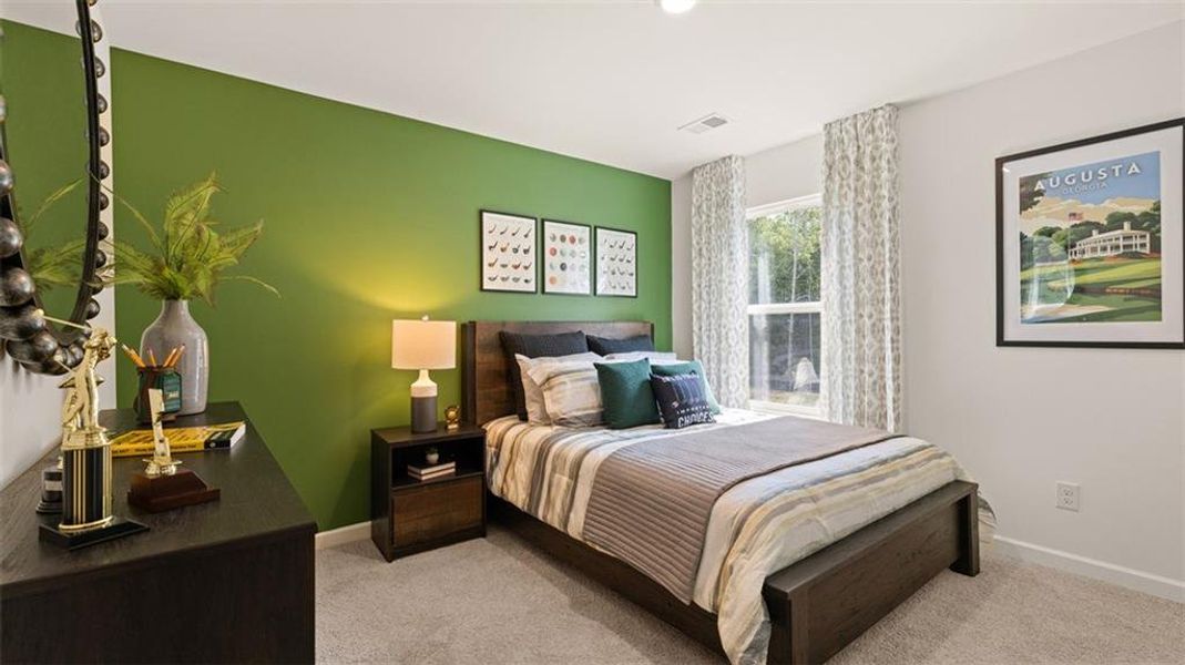 Furnished interior view inside a new home in Jackson Landing, Jefferson (Image 51). Furnished interior view inside a new home in Jackson Landing, Jefferson (Image 51).