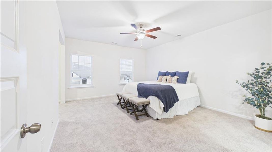Furnished interior view inside a new home in , Cartersville (Image 33).