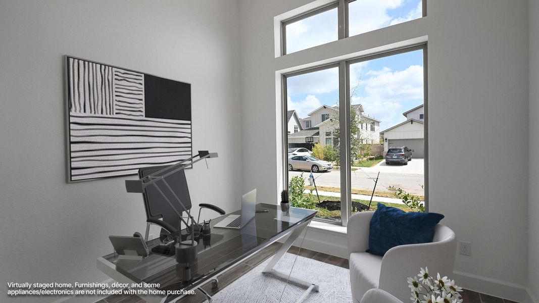 Furnished interior view inside a new home in Solms Landing, New Braunfels (Image 8). Furnished interior view inside a new home in Solms Landing, New Braunfels (Image 8).