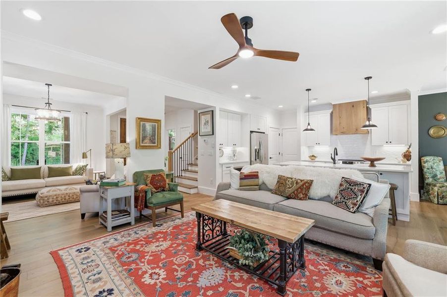 Furnished interior view inside a new home in , Canton (Image 21).