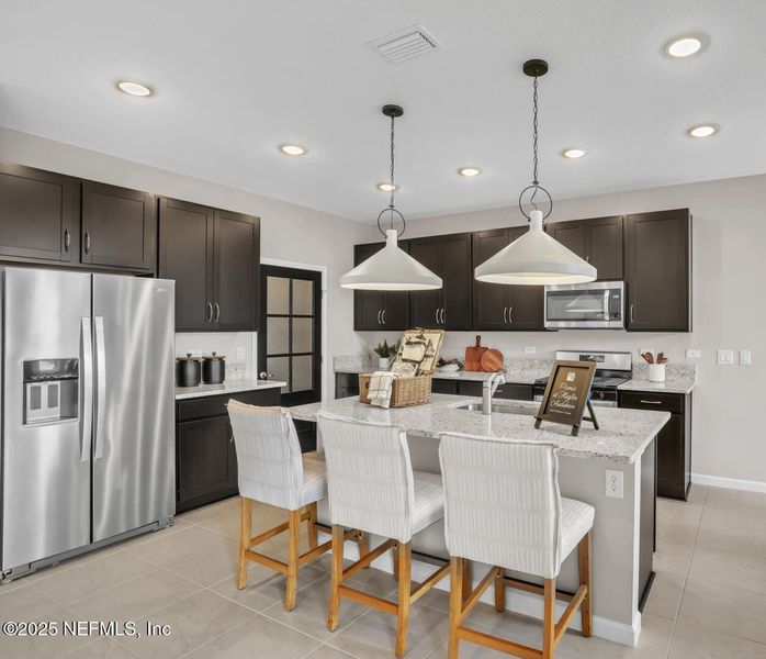 Furnished interior view inside a new home in , Palm Coast (Image 3).
