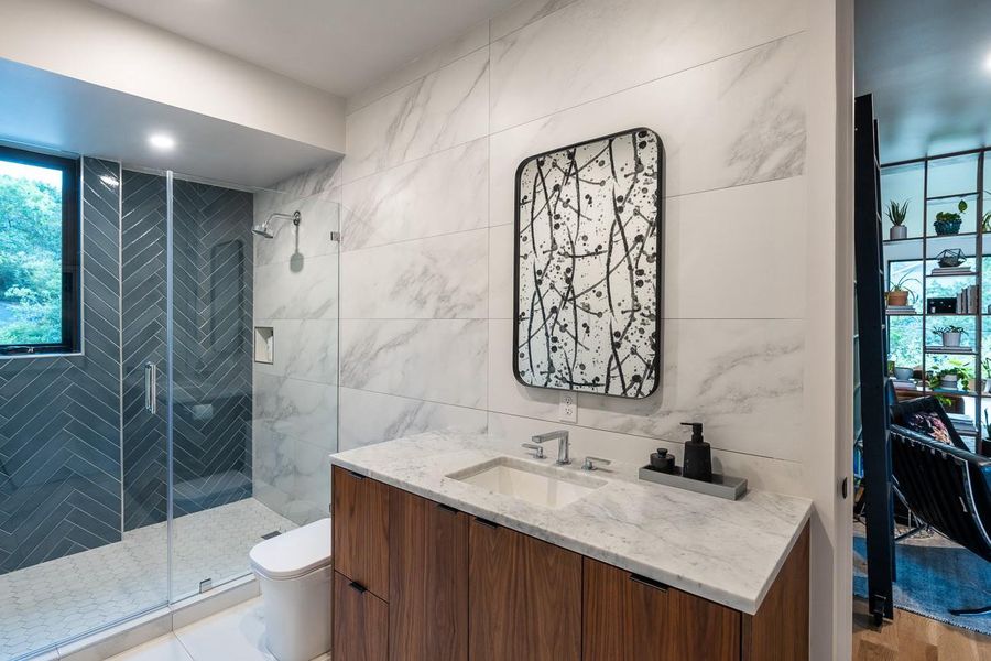 Furnished interior view inside a new home in , West Lake Hills (Image 12).