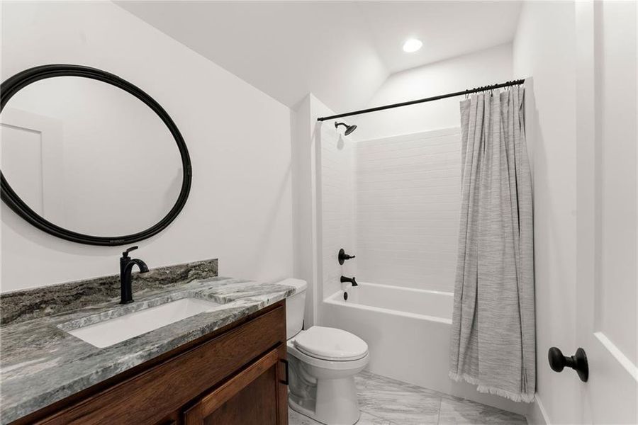 Furnished interior view inside a new home in , Cleveland (Image 47).