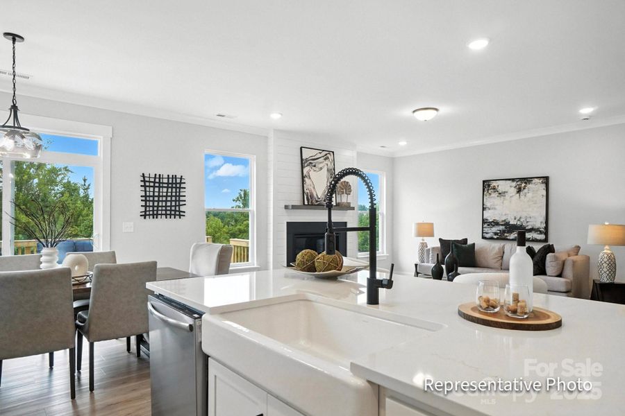 Furnished interior view inside a new home in Ashton Park, Monroe (Image 8).