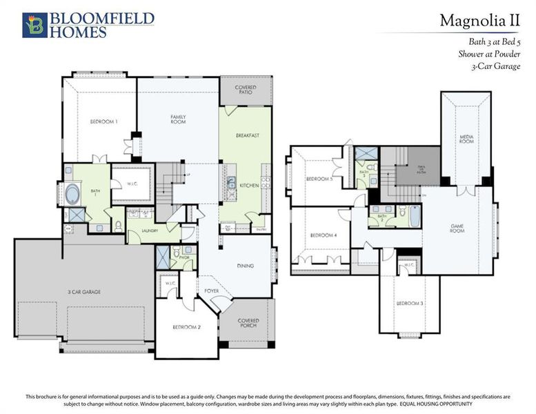 2D floor plan layout of this home in Liberty, Melissa, TX (Image 5).