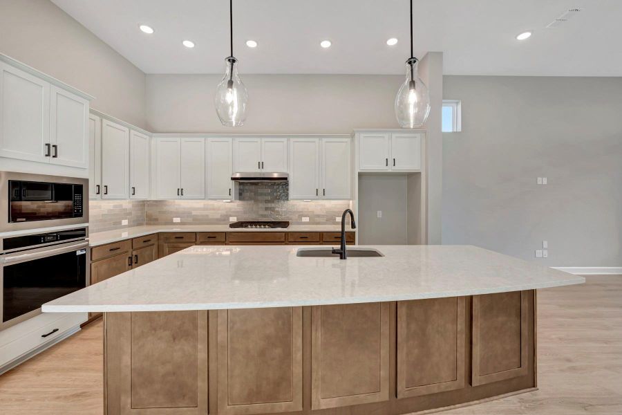 Furnished interior view inside a new home in Pomona 45' Homesites, Manvel (Image 3).