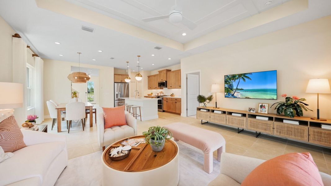 Representative furnished interior of a home built from the Heritage 2 by Neal Communities in Wildleaf, Parrish (Image 14).