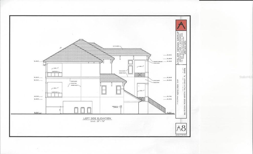 Exterior rendering of this home design in , Palm Coast, FL (Image 8).
