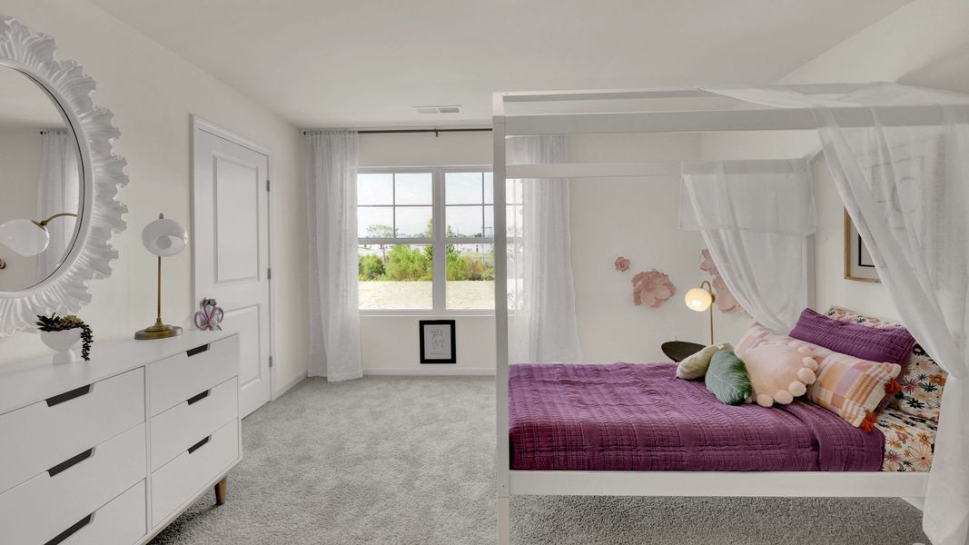 Furnished interior view inside a new home in Fox Hollow, Dalton (Image 31).