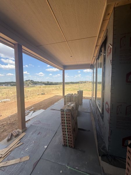 In-progress construction of a new home in Terra Vista Estates, Springtown, TX (Image 18).