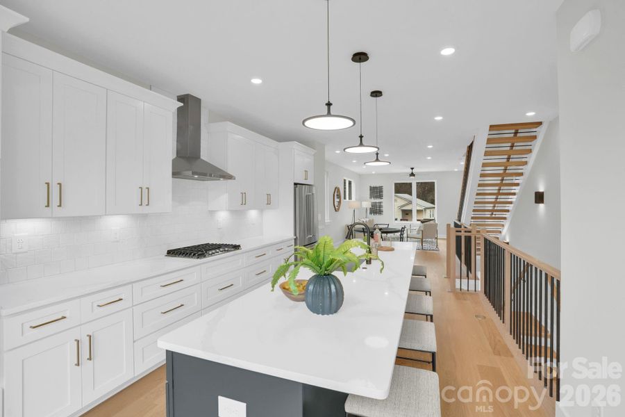 Furnished interior view inside a new home in , Charlotte (Image 8).