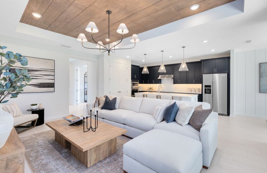 Representative furnished interior of a home built from the Concord by Pulte Homes in Waterstone at Halifax Plantation, Ormond Beach (Image 17).