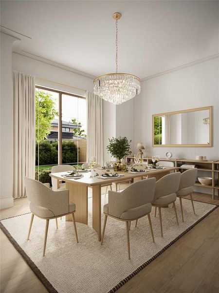 Furnished interior view inside a new home in , Dallas (Image 4). Furnished interior view inside a new home in , Dallas (Image 4).