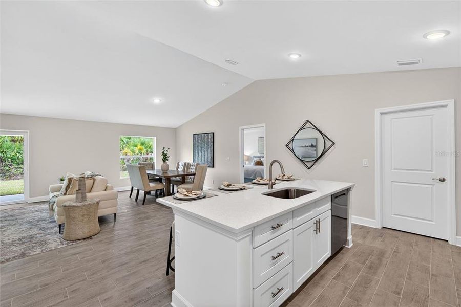 Furnished interior view inside a new home in , Port Charlotte (Image 12). Furnished interior view inside a new home in , Port Charlotte (Image 12).