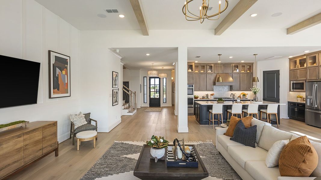 Furnished interior view inside a new home in Prairieland Village 60' Homesites, Cypress (Image 6). Furnished interior view inside a new home in Prairieland Village 60' Homesites, Cypress (Image 6).