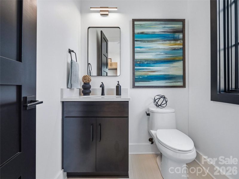 Furnished interior view inside a new home in , Asheville (Image 26).