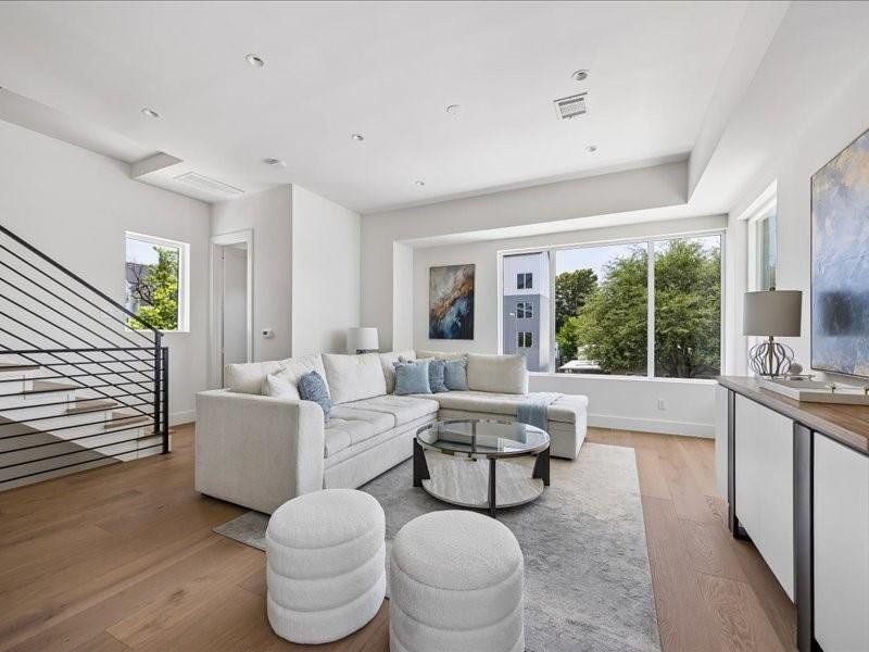 Furnished interior view inside a new home in , Houston (Image 9).