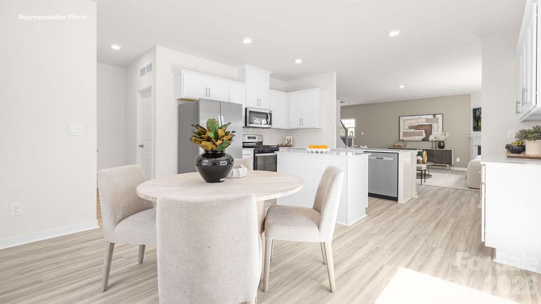 Furnished interior view inside a new home in Secrest Commons, Monroe (Image 25).