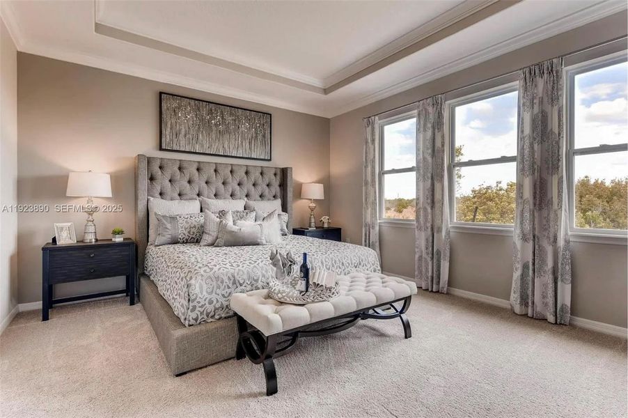 Furnished interior view inside a new home in Kindred, Kissimmee (Image 10).